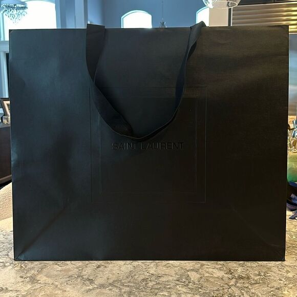 🛍️ Authentic Saint Laurent Shopping Bag - 21.75” x 18.5” x 8” Extra Large - Picture 1 of 2